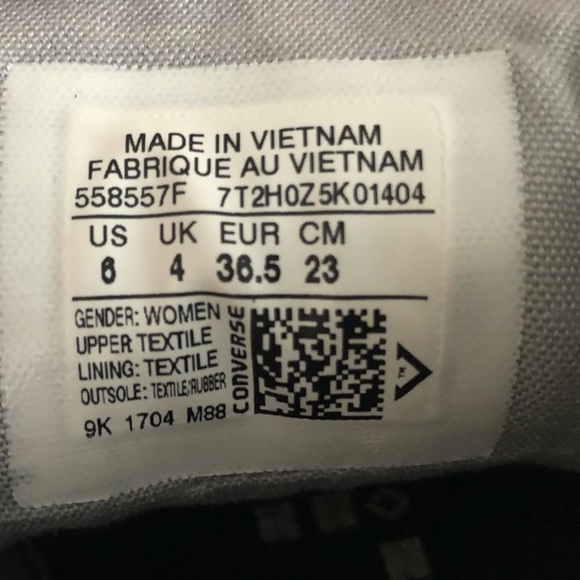 COPY - COPY - Converse Shoe’s    I CONSIDER ALL OFFERS! - Picture 3 of 3